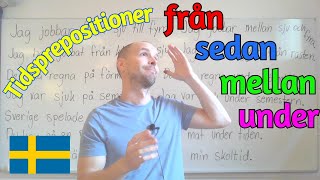 Från mellan sedan under prepositioner och tid SFI [upl. by Nner199]