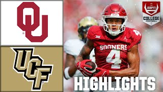 Oklahoma remains UNDEFEATED 😤  Oklahoma Sooners vs UCF Knights  Full Game Highlights [upl. by Hsakaa]