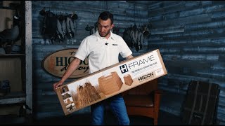 Higdon Outdoors HFrame Panel Blind Assembly Instructions [upl. by Fenella]