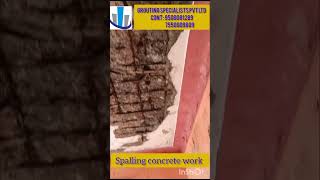 Spalling concrete work groutingspecialistspvtltd [upl. by Nnahgem]