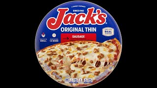 Jacks Thin Crust Pizza Review [upl. by Dysart]