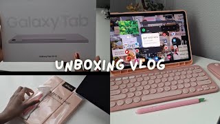 Samsung Galaxy Tab S9 Fe  Unboxing  SPen writing [upl. by Vrablik165]