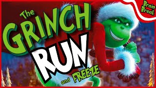 🏃‍♂️🎄 The Grinch Run and Freeze ❄️  Christmas Brain Break  Grinch Chase  Virtual Run  Just Dance [upl. by Arriek247]