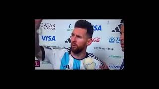 Drama As Lionel Messi Interrupts Interview To Call Wout Weghorst ‘A Fool’ VIDEO [upl. by Mueller]