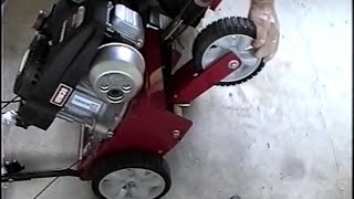 Yard Machine Edger Assembly amp 1st Start  4 Cycle gasoline [upl. by Novyad]