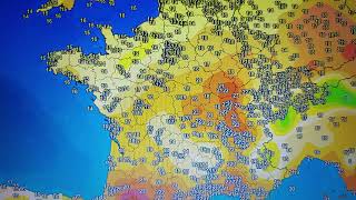 Point météo Précipitations de la tempête Kirk [upl. by Sherrie353]