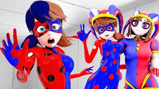 Miraculous The Ladybug  POMNI TransformationDigital Circus Animation [upl. by Clova264]