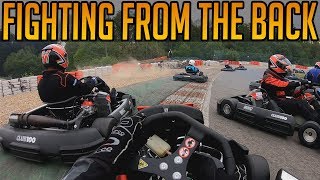 Fighting Through From The Back At Spa Kart Circuit [upl. by Illa]