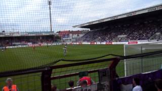 VFL Osnabrück  Rot Weiß Erfurt 10 am 11082012 Auf gehts Lila Jungs schießt ein Tor für uns [upl. by Abbub]