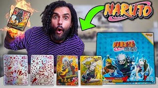 OPENING THE NEW NARUTO CCG CARDS 3 BEST SET YET EVER GOLD MADARA FINALLY PULLED [upl. by Finstad]