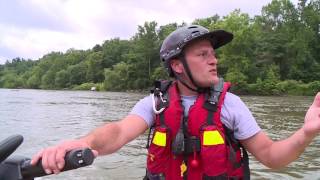 Water Rescue Team Shows CBS6 Most Dangerous Spot on James River [upl. by Nimsaj]