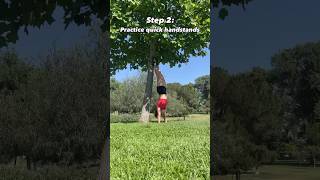 QUICK FRONT HANDSPRING TUTORIAL ⭐️ flips [upl. by Kamal]