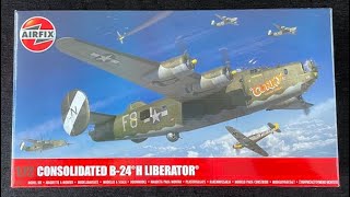 Airfix Consolidated B 24H Liberator 172 scale new tool 2024 [upl. by Romito]