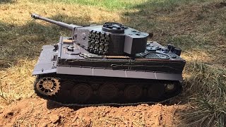 Taigen Tanks 116 Tiger 1 Late Version Review Footage 1 [upl. by Erminia]