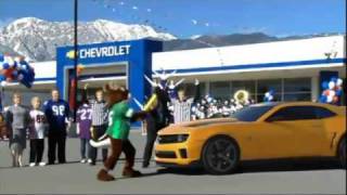 Superbowl Camaro Transformers Bumblebee Commercial Video [upl. by Fayette]