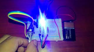 LED RGB Y POTENCIOMETRO [upl. by Nnayrb312]