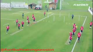 Warmup Fc Bayern Coordination Training Idea fcbayern training warmup footballtraningsession [upl. by Vookles]