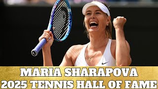 Maria Sharapova elected to Tennis Hall of Fame [upl. by Giavani]