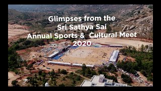 Glimpses from the Sri Sathya Sai Annual Sports amp Cultural Meet 2020 Muddenahalli [upl. by Airdnat]