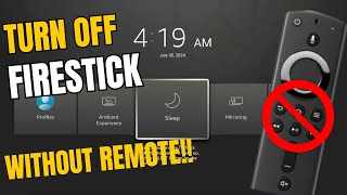 How to Turn OFF FireStick Without Remote [upl. by Natalee]