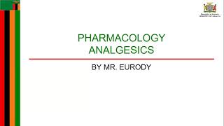 Analgesics pharmacology [upl. by Anilatak904]