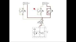 Circuitos Hidráulicos Válvulas Simbologias e Exemplos [upl. by Oeflein]