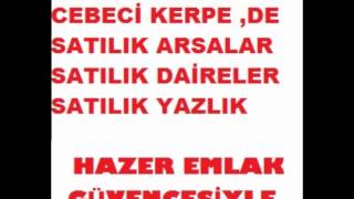 KERPE SATILIK YAZLIK DAİRE YAZLIK EV HAZER EMLAK TEL 0546 851 6657 [upl. by Ahsilek]