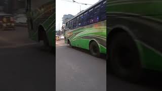 Oh shit whos that this is road king  Hanif paribahan er wow level entry in Dhaka [upl. by Antin]