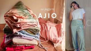 Joggers Haul Ajio  Upto 90 OFF Big Bold Sale [upl. by Adnohral653]