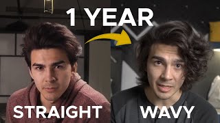 Short amp Straight to Long amp Wavy 1 Year of Hair Growth  Beating The Awkward Stage [upl. by Eizzo]