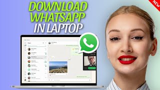 How to download whatsapp in laptop 2024 [upl. by Haram]