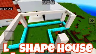 To day we making middle class man quot Lquot house building in minecraft game [upl. by Onig]