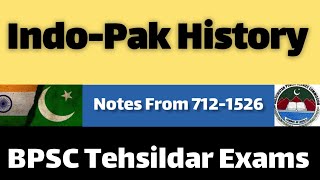 IndoPak History 7121526  Important Short AnswerQuestions For BPSC Tehsildar Exams Preparation [upl. by Huttan]