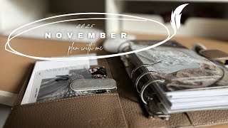 Monthly Planning Routine  November setup and plan with me [upl. by Nnaul]