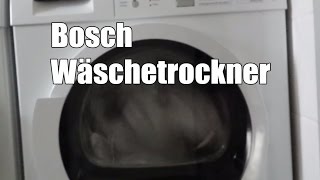 Bosch Trockner WTW86362 WĂ¤rmepumpentrockner Test [upl. by Conte]