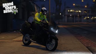 MET POLICE TRIALS NEW UNMARKED POLICE BIKE Grand Theft Auto V LSPDFR [upl. by Eiboh260]