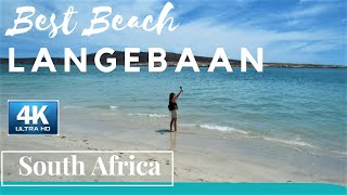 Perfect South African Beach for Escaping in Paradise Langebaan Cape Town 4K UHD [upl. by Chloras]