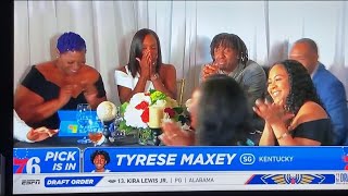 76ERS SELECT TYRESE MAXEY 2020 NBA DRAFT [upl. by Masha]