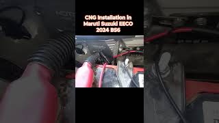 CNG Installation in Maruti Suzuki EECO BS6 2024marutisuzuki bs6 cng krishnaautogaslucknow3589 [upl. by Aseena]