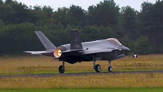 4K Volkel F35A Kicks in the Afterburner and goes almost vertical [upl. by Gustafsson]