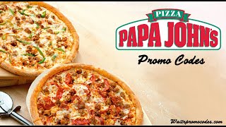 papa johns promo codes 50 off entire meal [upl. by Adnek]