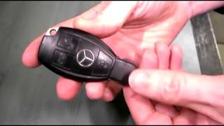 Mercedes Benz Key Fob Battery Replacement [upl. by Laiceps516]