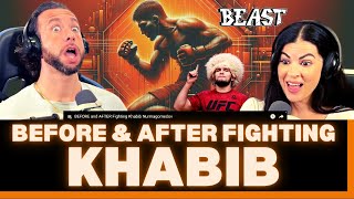 ONE OF THE BEST EVER FROM THE UFC Opponents BEFORE And AFTER Fighting Khabib Reaction [upl. by Rivi]