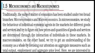 NCERT  difference between microeconomics and macroeconomics  class 11 [upl. by Bruno170]