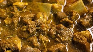 JAMAICAN CURRY GOAT RECIPE [upl. by Euqinotna939]