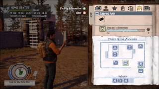 State of Decay  How to construct sleeping area [upl. by Naitsirhk541]