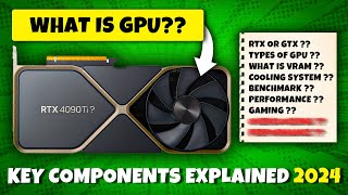 What is GPU  GRAPHIC CARD  Key Component Explained 2024 [upl. by Eicam89]