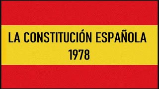 La Constitución Española 🔊  TEXTO 911 [upl. by Bradford]