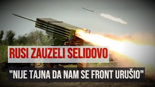 Rusi zauzeli Selidovo Ukrajinski general Nije tajna da nam se front urušio [upl. by Yddeg709]