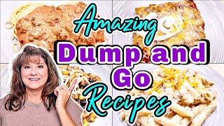 The Best DELICIOUS DUMP AND GO Dinners  Crockpot One Pot DUMP AND BAKE [upl. by Bortz843]